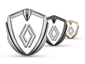Renault Metal Emblema Insignia Resistente De Lujo Tacto